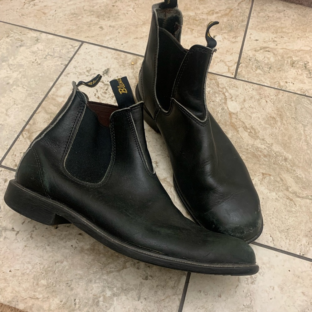 Blundstone Men's Black Leather Chelsea Boots